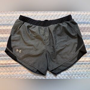 0135- Under Armour HeatGear Lined Running Shorts Medium